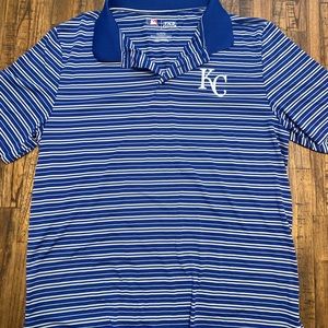 Kansas City Royals MLB Genuine Merchandise Dri Fit Polo Shirt Size XL